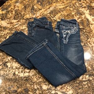2 pairs of girls size 5 Jeans
